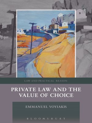 cover image of Private Law and the Value of Choice